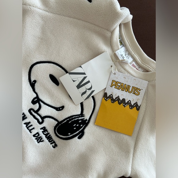 NWT Zara Baby Snoopy Sweater - Picture 5 of 6